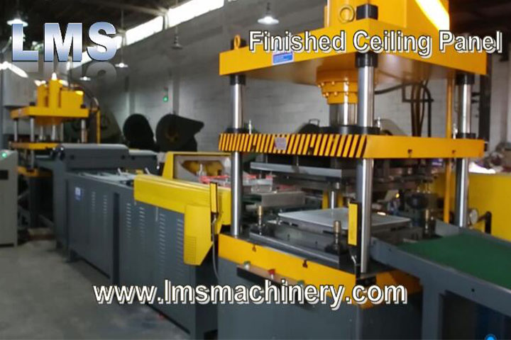 LMS CEILING TILE 600X600 AUTO PRODUCTION LINE WITH FILM APPLICATOR